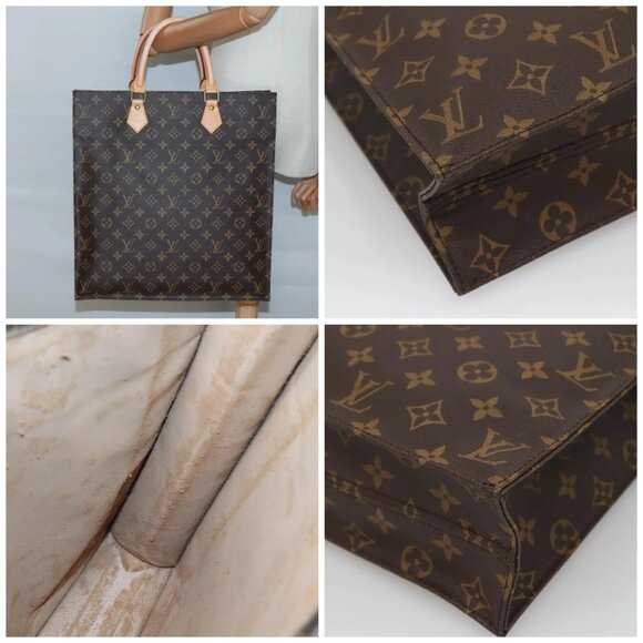 LOUIS VUITTON Monogram Sac Plat Hand Bag - Picture 15 of 15